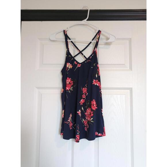 Small strappy floral tank - Picture 1 of 5